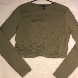 Forever 21 cropped long sleeve
